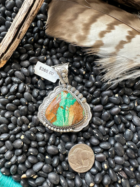 Mantis Variscite Pendant