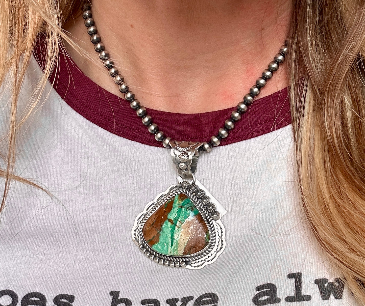 Mantis Variscite Pendant