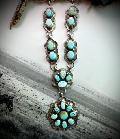 Lyle Piaso Dry Creek Cluster Necklace