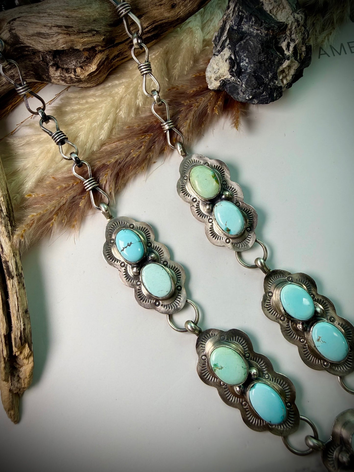 Lyle Piaso Dry Creek Cluster Necklace