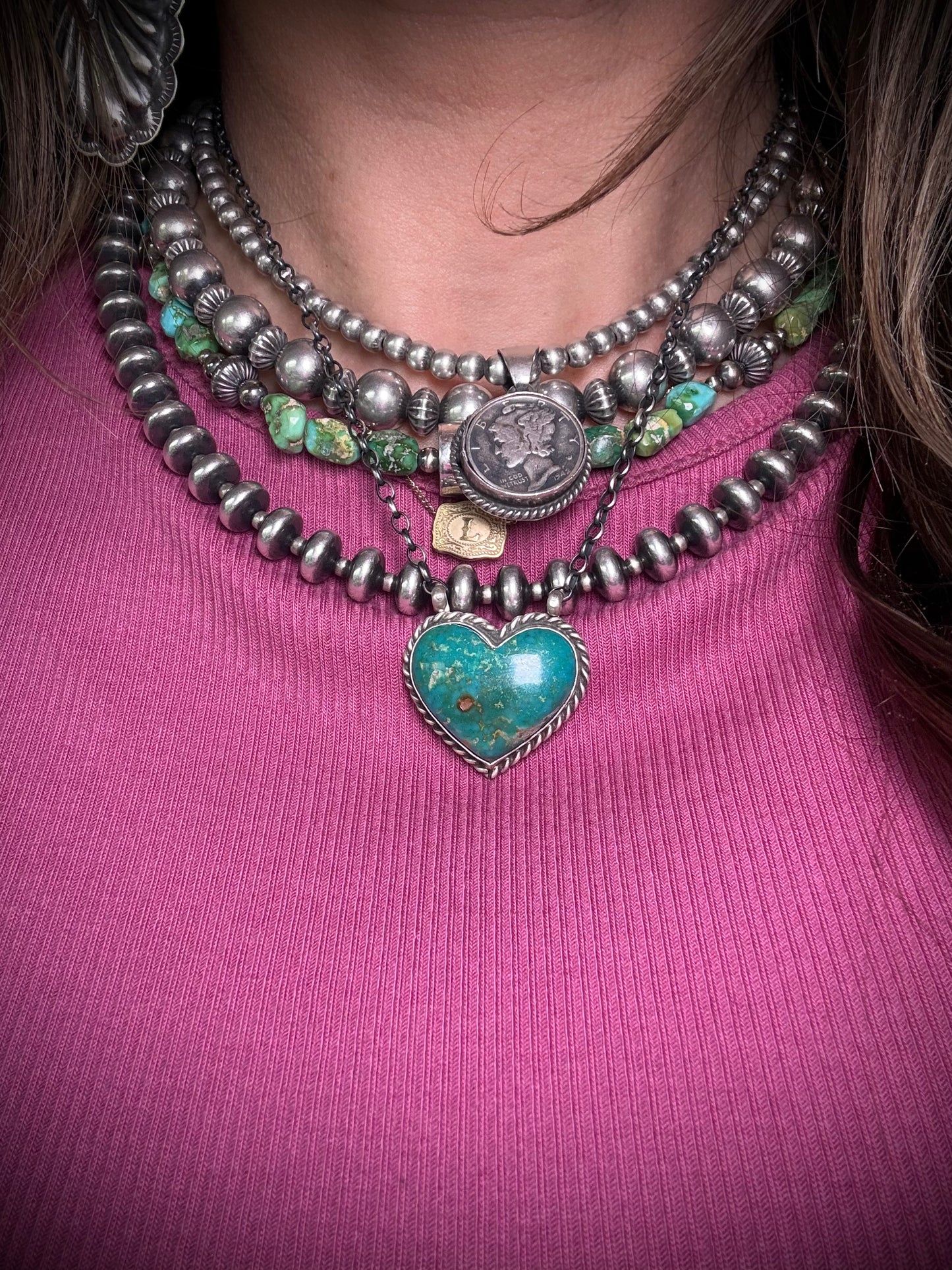 Chassity Belone Royston Heart Necklace