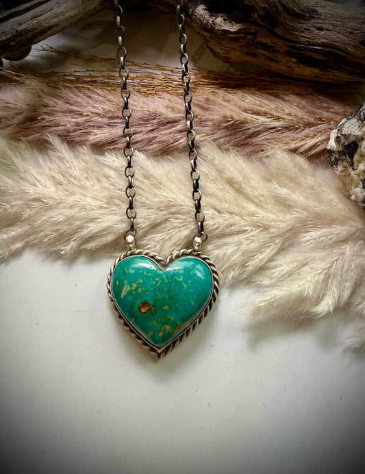 Chassity Belone Royston Heart Necklace