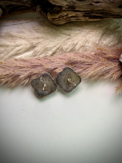 Kenneth Natewa Turquoise Studs