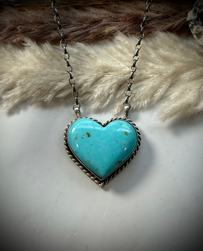 Chassity Belone Kingman Heart Necklace