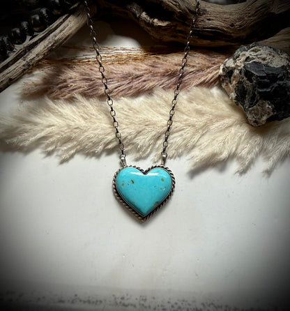 Chassity Belone Kingman Heart Necklace