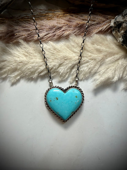 Chassity Belone Kingman Heart Necklace
