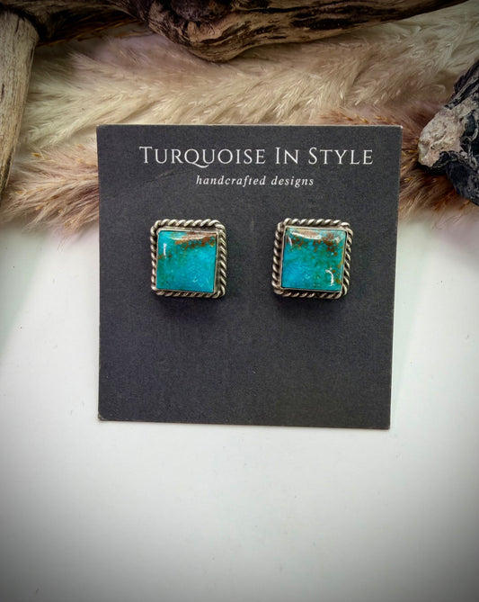 Judith Dixon Square Studs #3