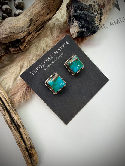 Judith Dixon Square Studs #3