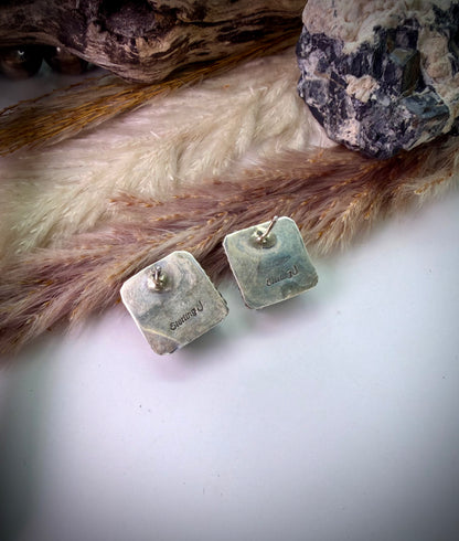 Judith Dixon Square Studs #3