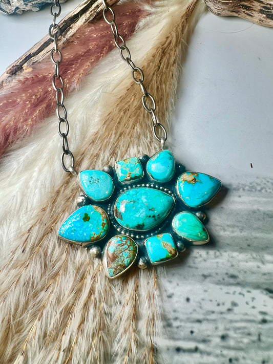 East To West Blue Turq "Vegas-Style" Necklace