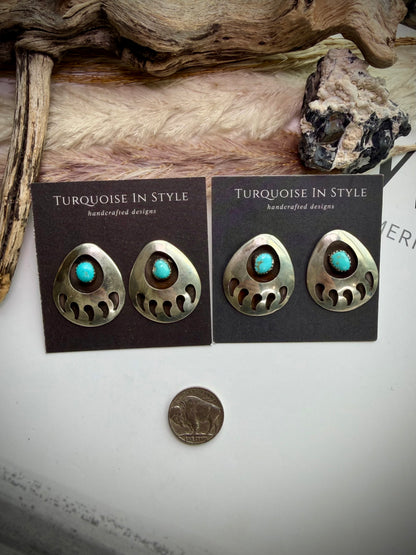 Virgina John Kingman Bear Paw Studs