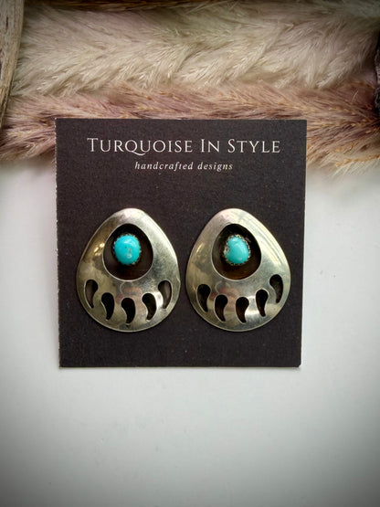 Virgina John Kingman Bear Paw Studs