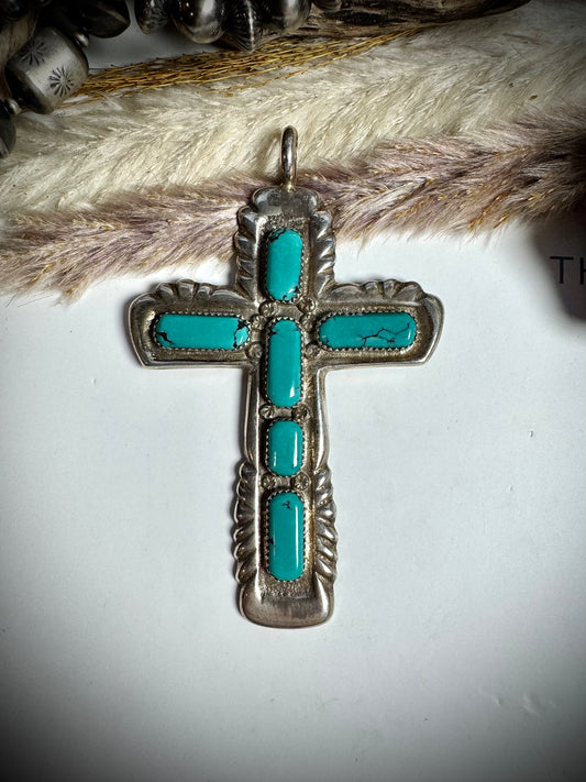 Wilbert Iule Kingman Cross Pendant