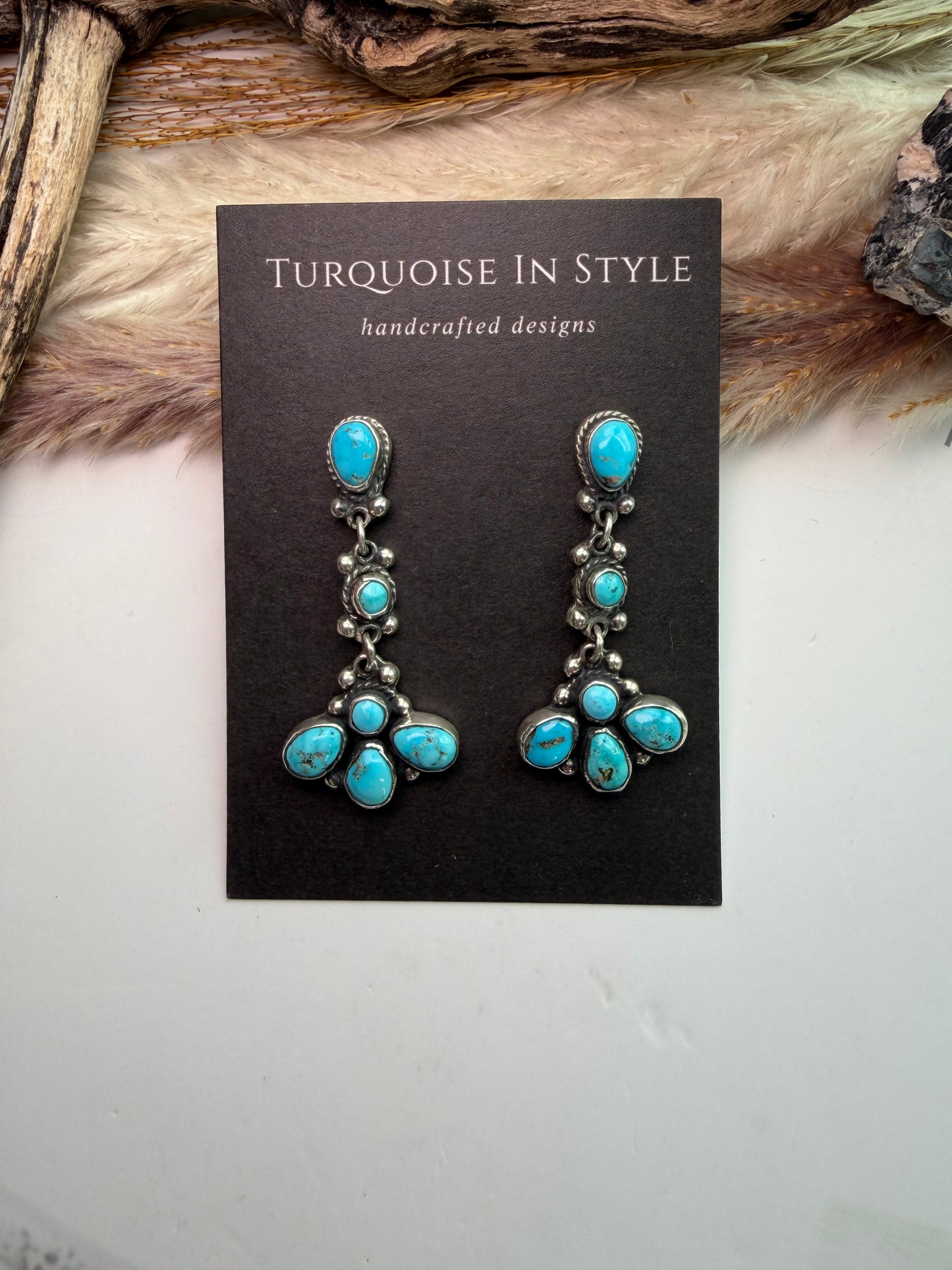 Federico Turquoise Dangle Earrings