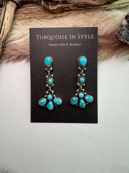 Federico Turquoise Dangle Earrings