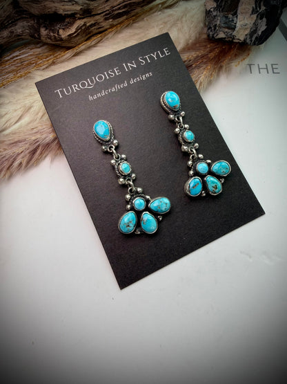 Federico Turquoise Dangle Earrings