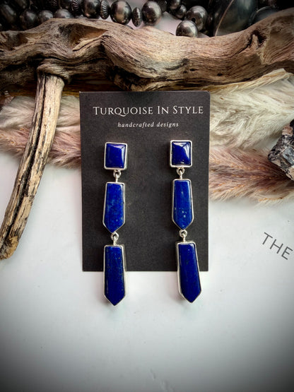 Federico Lapis Three Arrows Earrings