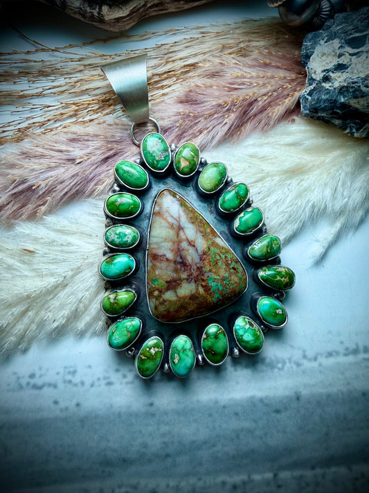 Ella Peter Sonoran and Royston Ribbon Triangular Pendant