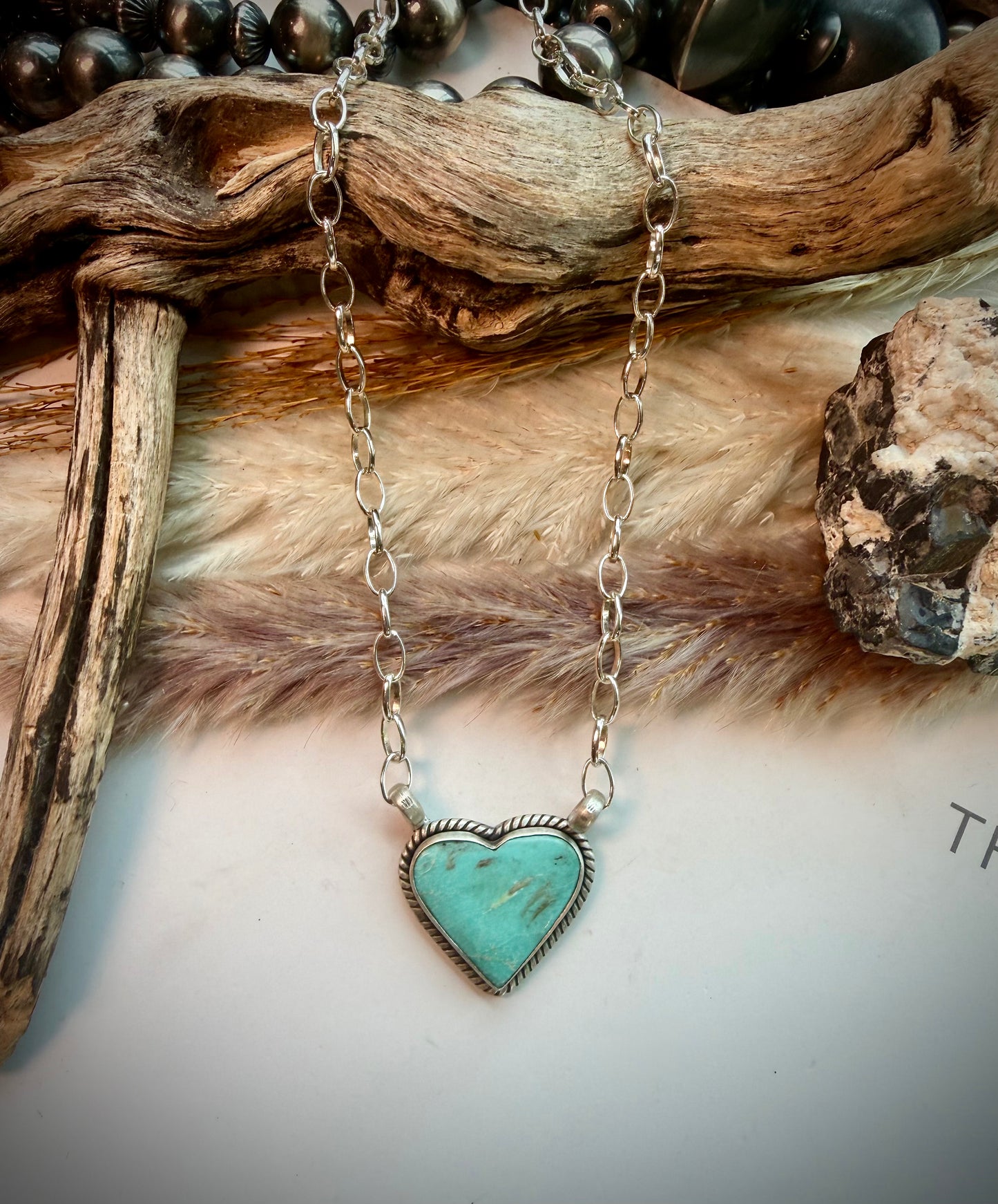Turquoise Heart Necklace