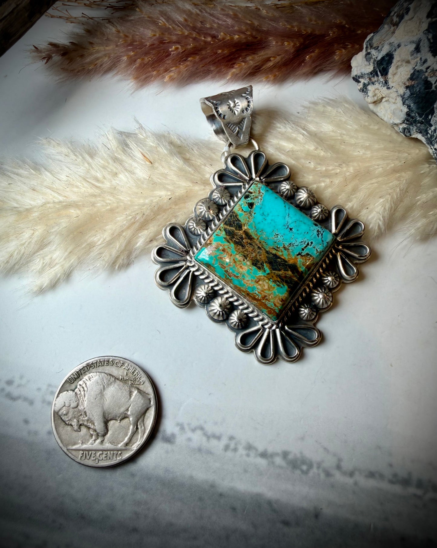 Blackjack Pendant by Gilbert Platero