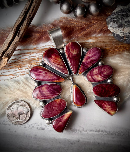 Paul Livingston Purple Spiny Naja Pendant