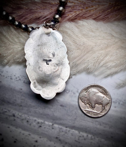 Sonoran Rose Concho Pendant