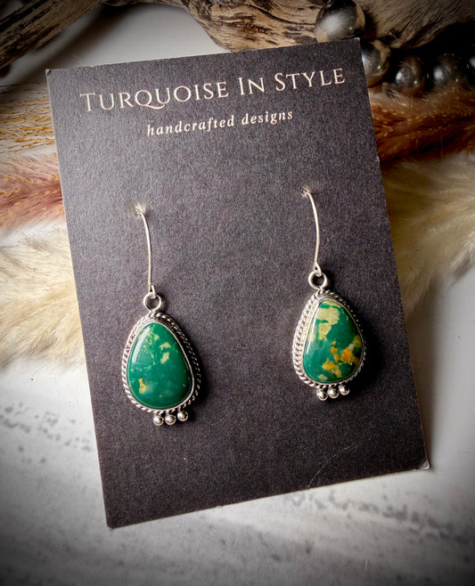 Sonoran Gem Turquoise Dangle Earrings