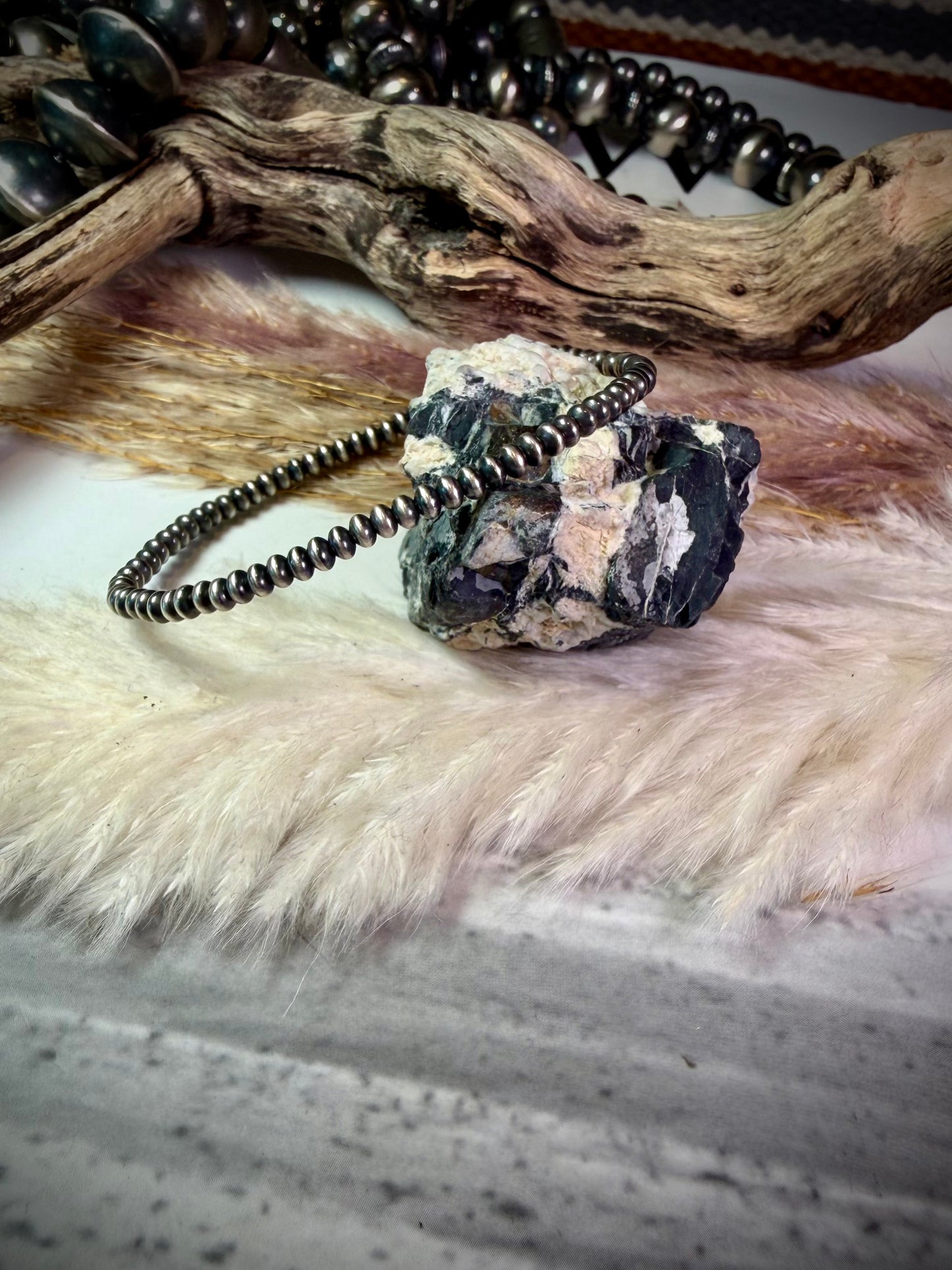 3 mm Saucer Pearl Stretch Bracelets