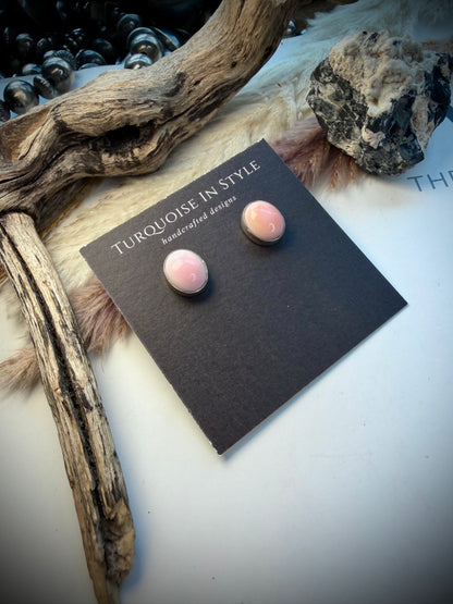 Pink Conch Earrings