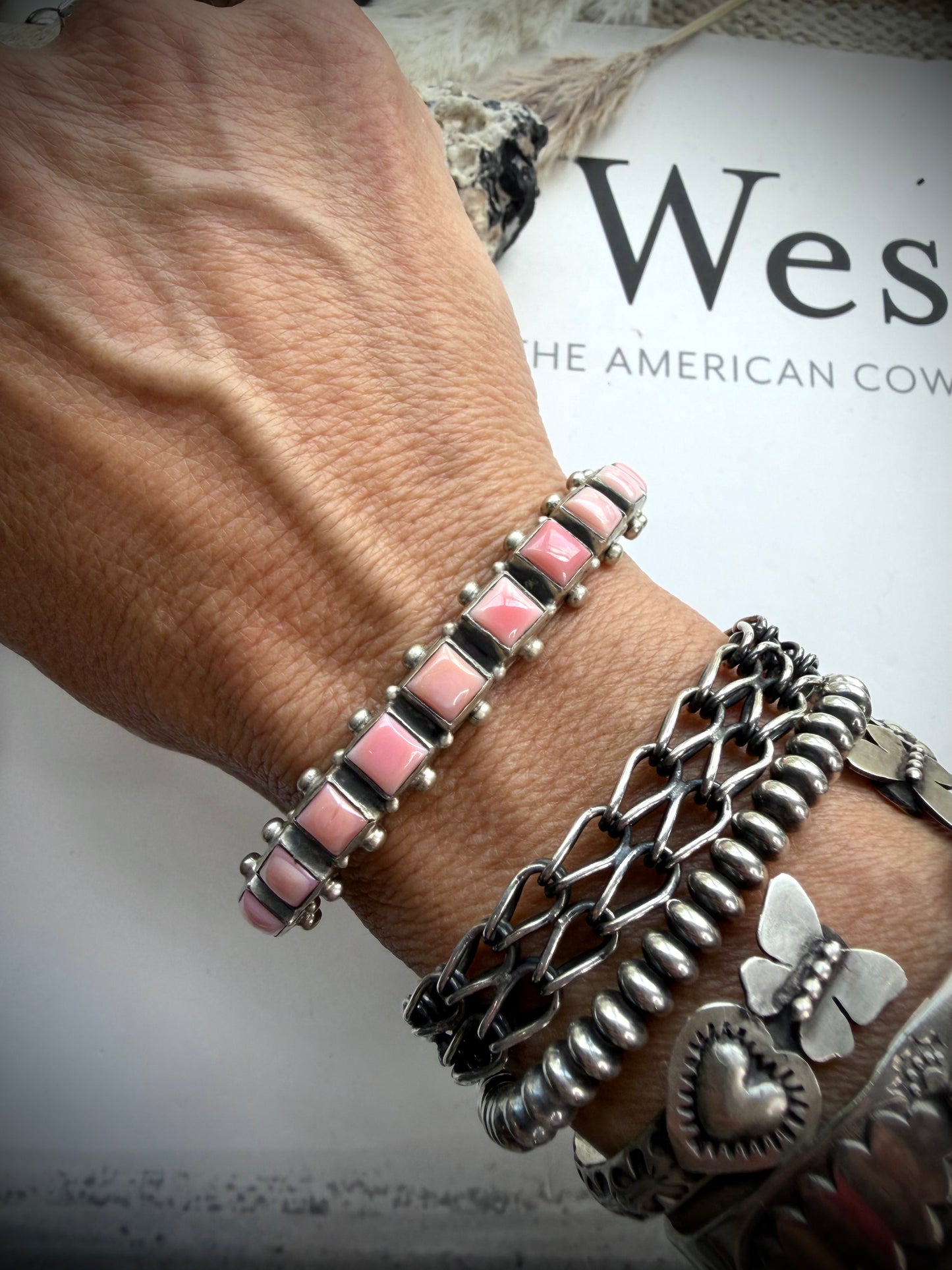 Pink Conch Bracelet