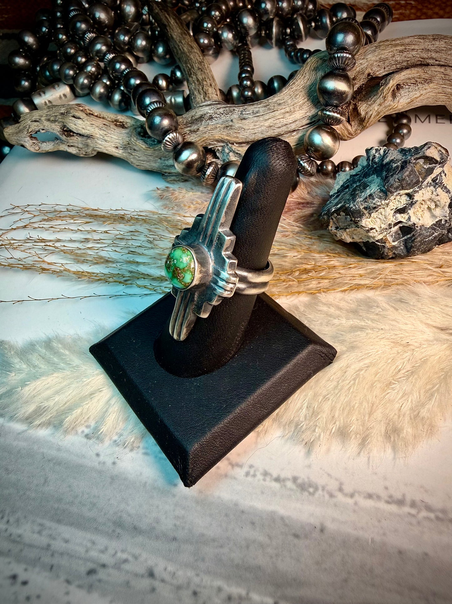 Chimney Butte Sonoran Gold Ring (Size 7 3/4)