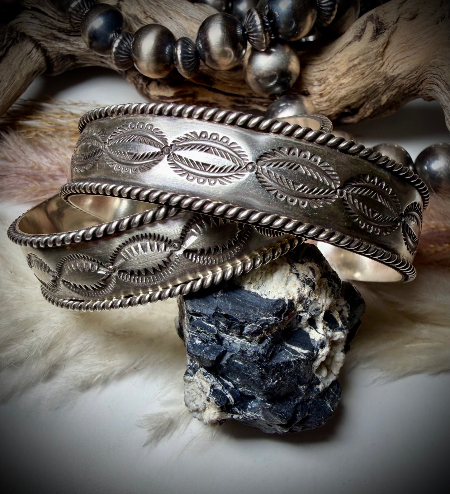 Stunning Stamped Cuff by Jason Bahe
