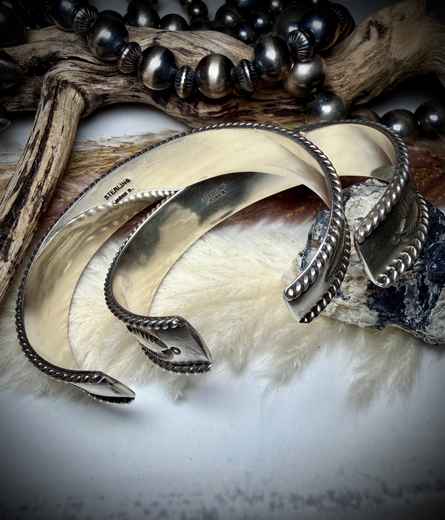 Stunning Stamped Cuff by Jason Bahe