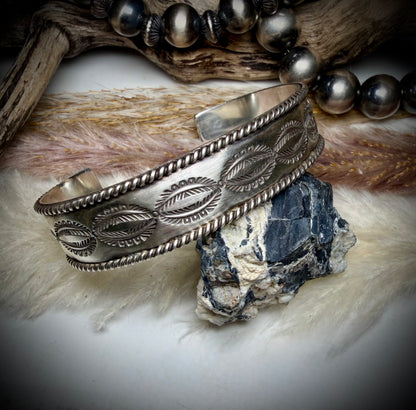 Stunning Stamped Cuff by Jason Bahe