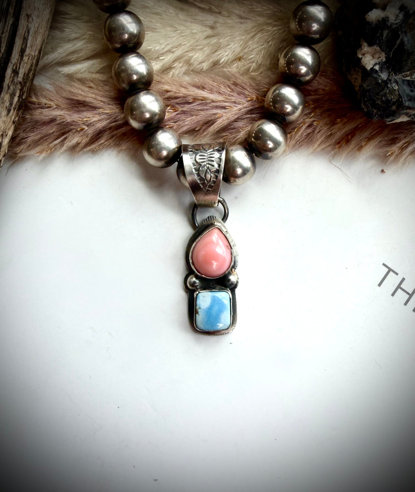 Boyd Ashley Pink Conch & Golden Hills Pendant
