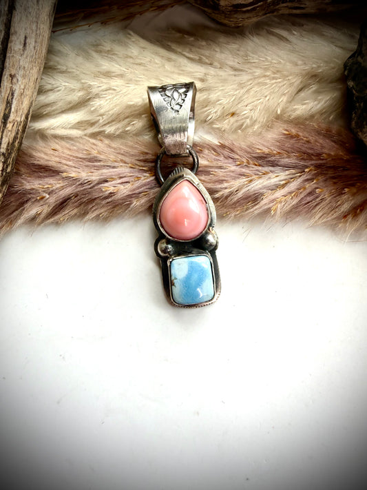 Boyd Ashley Pink Conch & Golden Hills Pendant