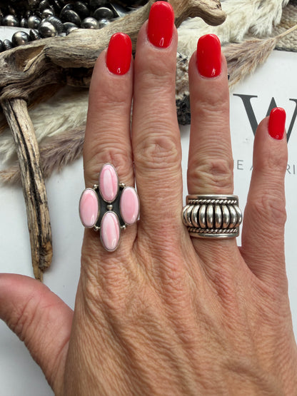 Pink Conch Ring- Size 9