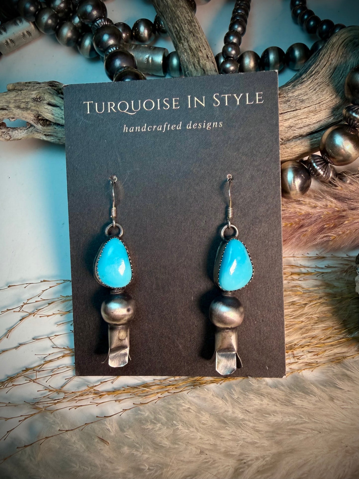 Tia Long Blossom Earrings