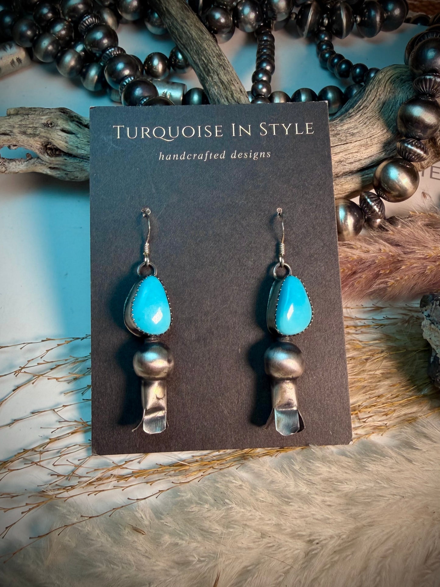 Tia Long Blossom Earrings