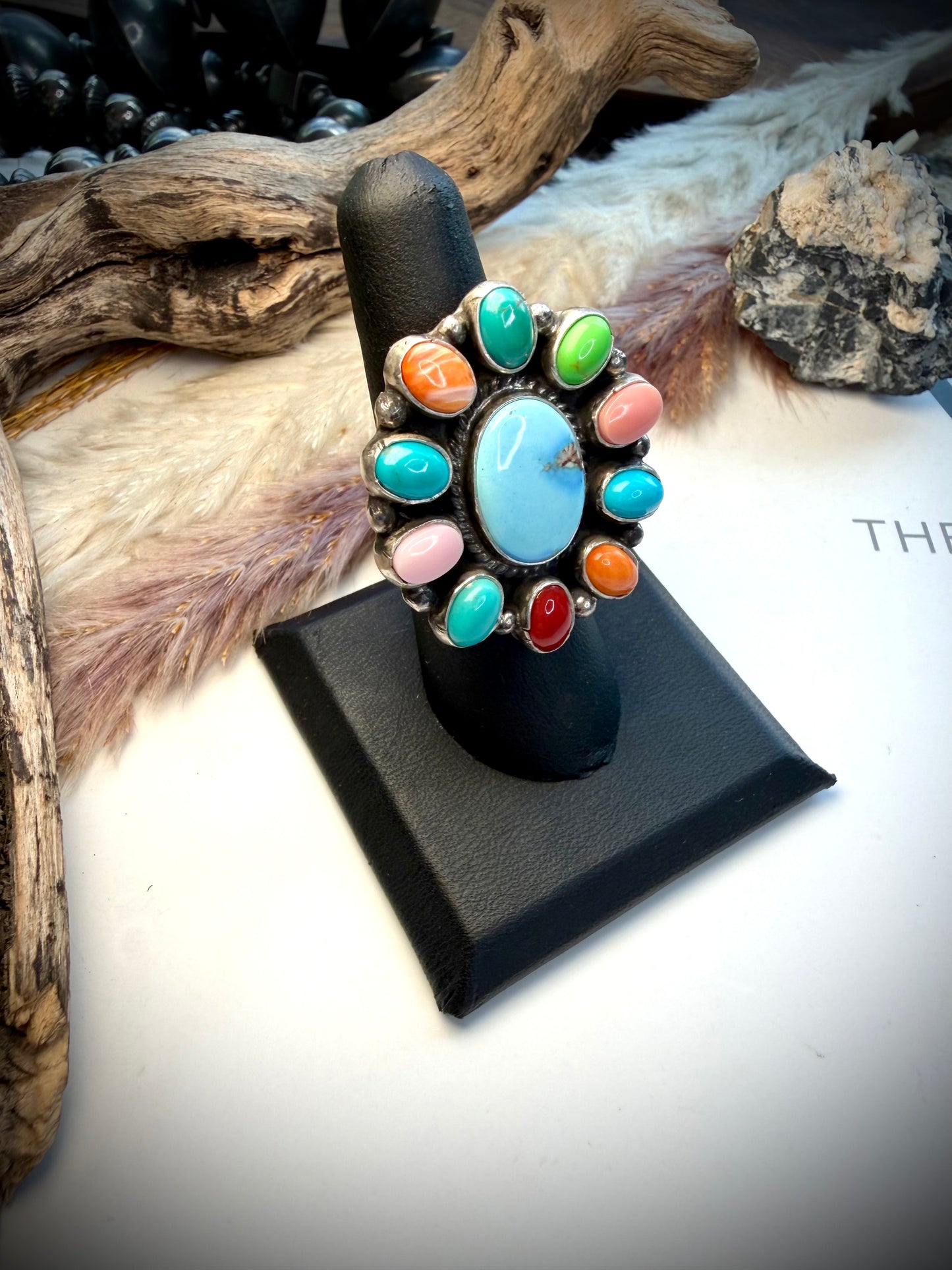 Golden Hills Confetti Ring- Adjustable