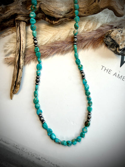 Turquoise Beaded Necklace