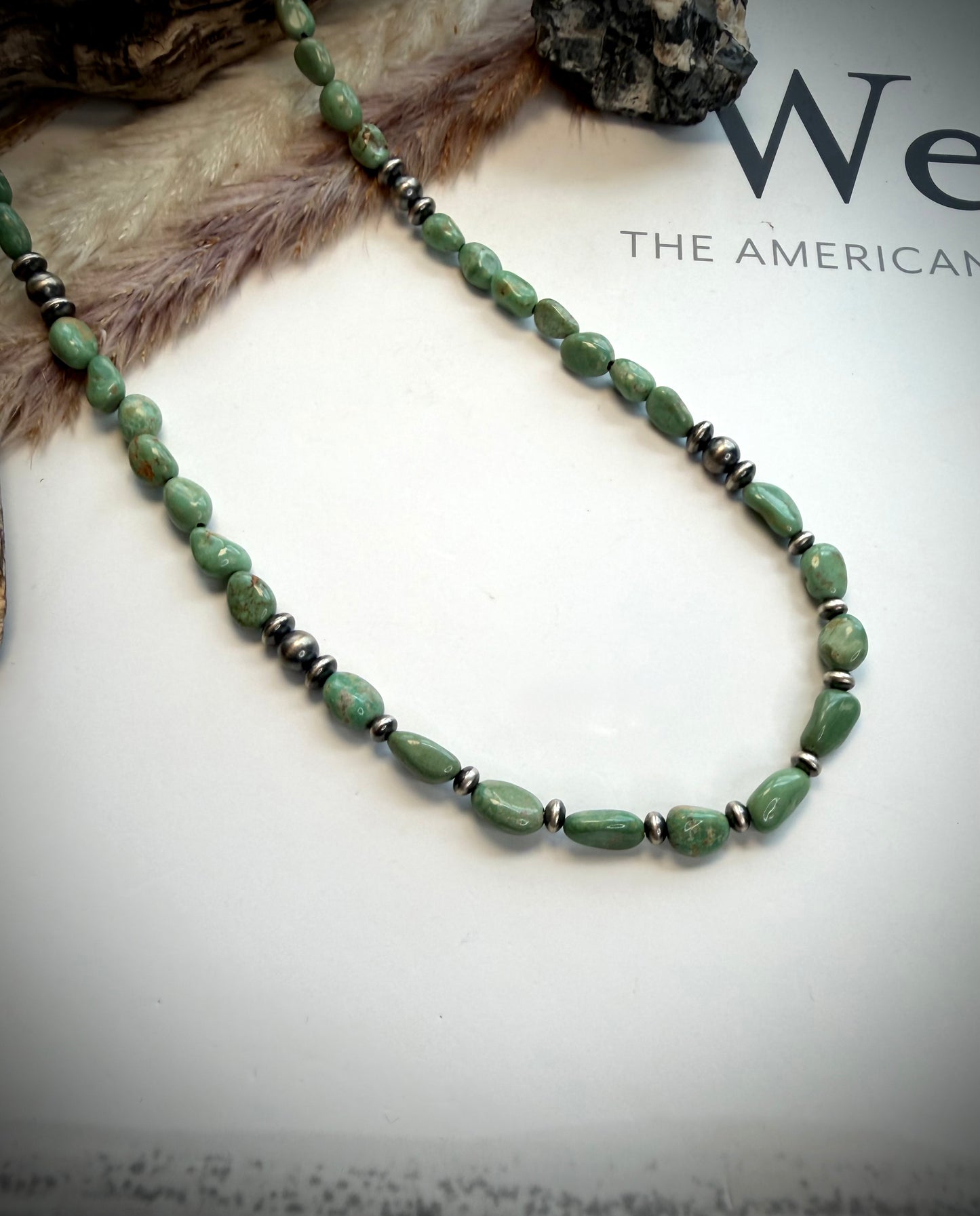 Turquoise Beaded Necklaces- Green