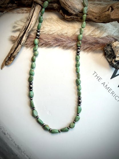 Turquoise Beaded Necklaces- Green