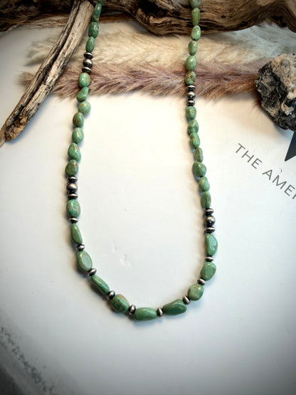 Turquoise Beaded Necklaces- Green
