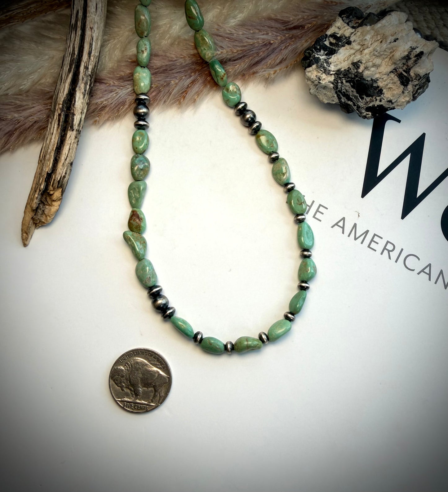 Turquoise Beaded Necklaces- Green
