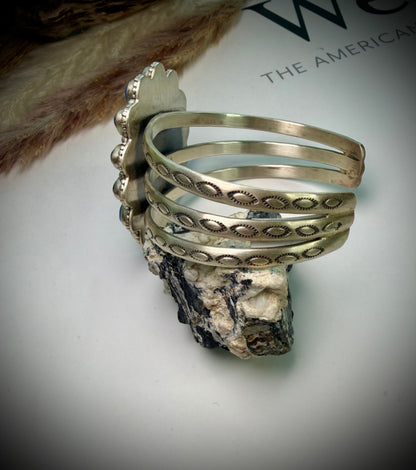 Purple Spiny & Lapis Cuff