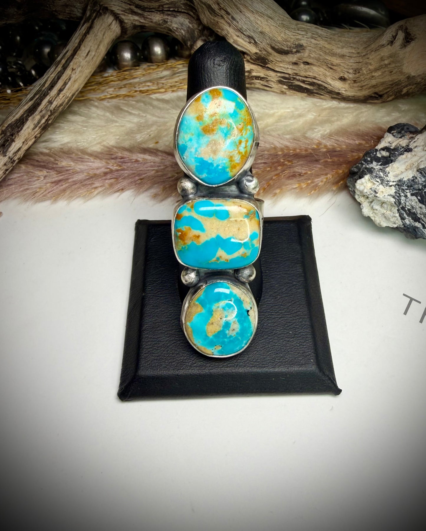 Tyrone Turquoise Ella Peter Ring- Size 9 1/2