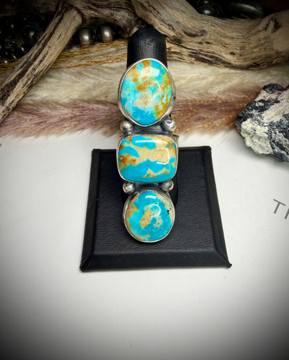 Tyrone Turquoise Ella Peter Ring- Size 9 1/2
