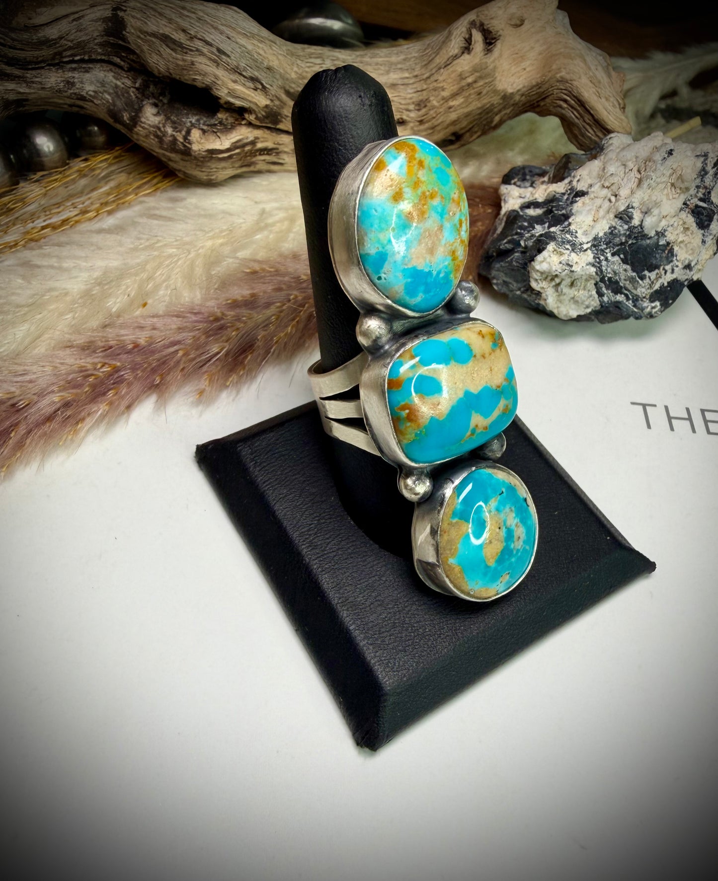 Tyrone Turquoise Ella Peter Ring- Size 9 1/2