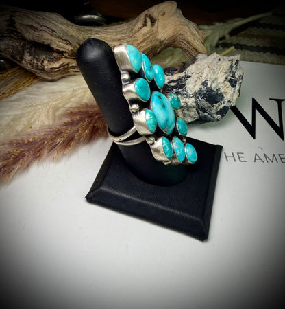 Whitewater Turquoise Ella Peter Ring- Size 7 1/2